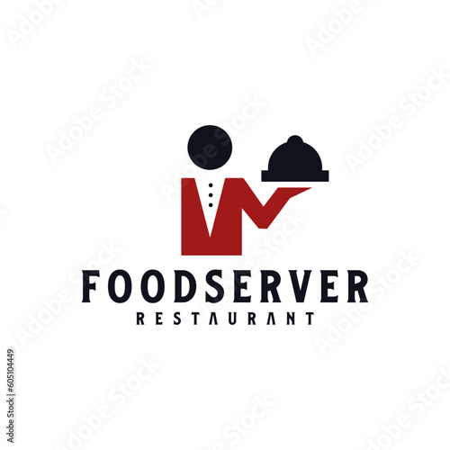 The waiter logo carries a place to eat