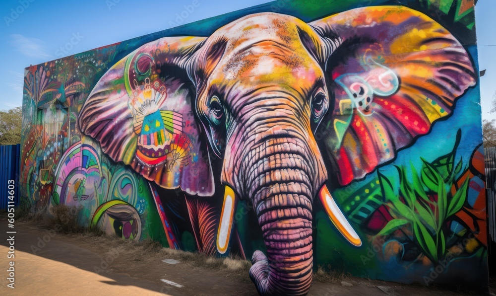 elephant in the park graffiti wall HD 8K wallpaper Stock Photography Photo Image elephant in the park graffiti wall HD 8K wallpaper Stock Photography Photo Image