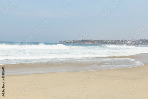 The beautiful Pacific coastline of Puerto Escondido  Oaxaca  Mexico