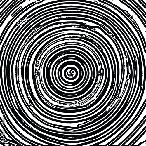 Grange background  concentric pattern  vector design