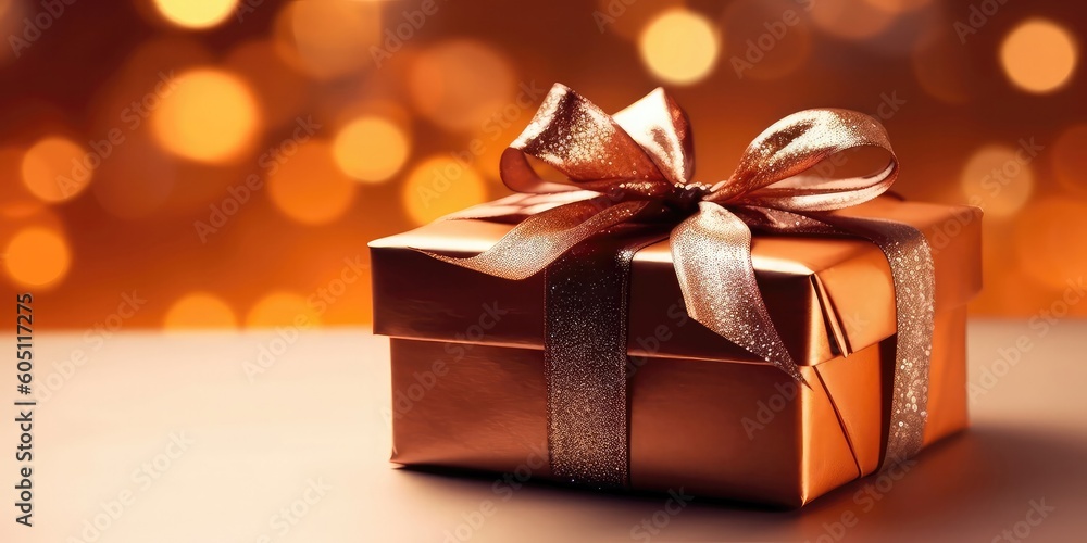 christmas gift box with generative ai christmas gift box with generative ai