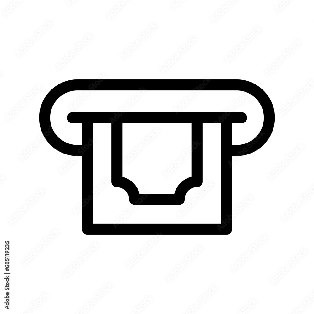Withdraw Icon Vector Symbol Design Illustration