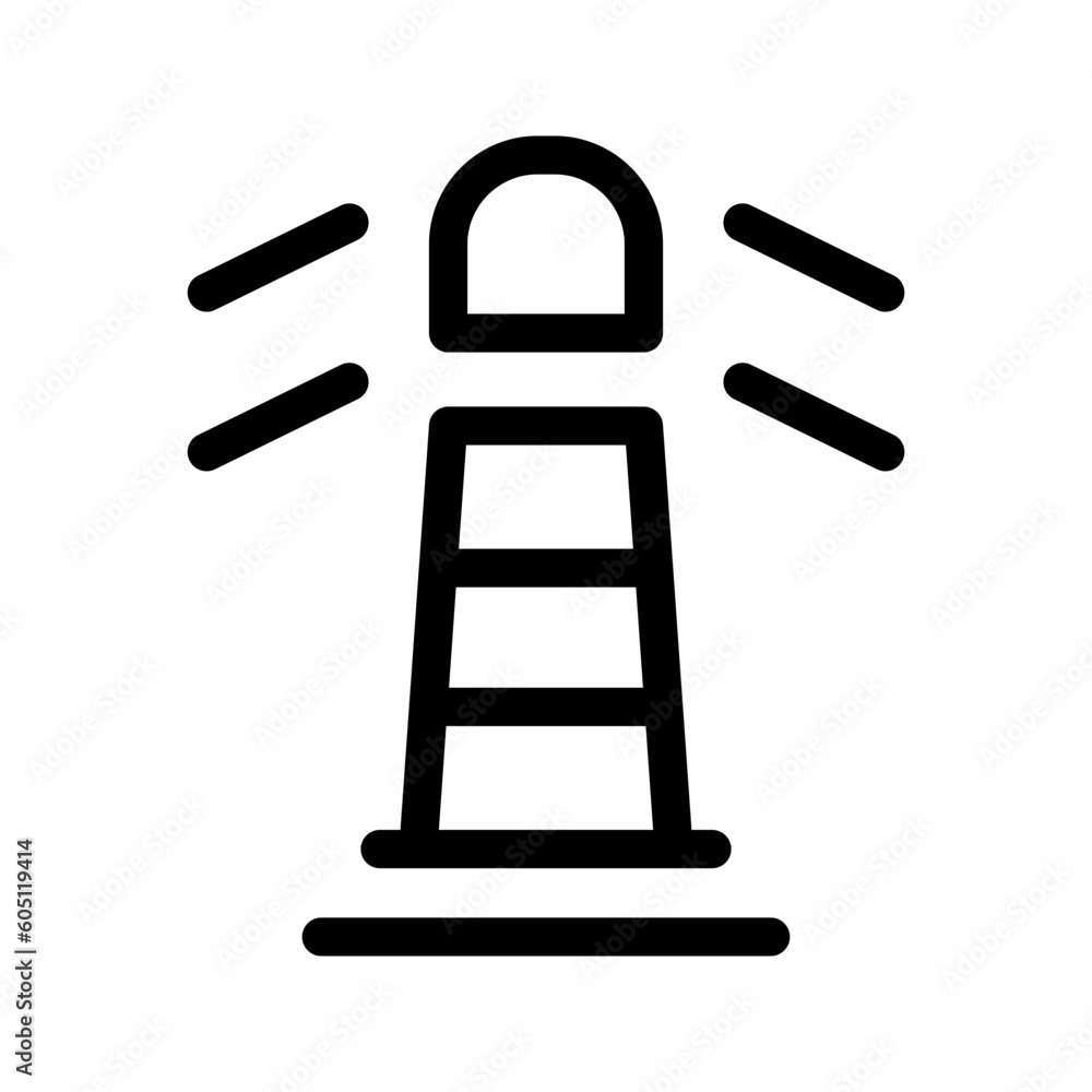 Mercusuar Icon Vector Symbol Design Illustration Mercusuar Icon Vector Symbol Design Illustration