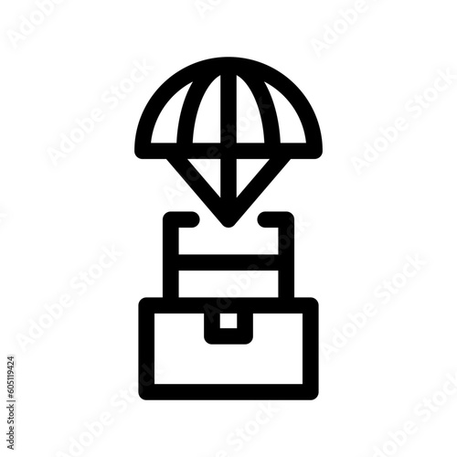 Airdrop Icon Vector Symbol Design Illustration