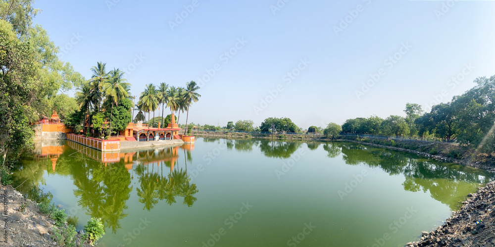Beautiful Ramdara Temple in Loni Kalbhor situated near Pune with a lake