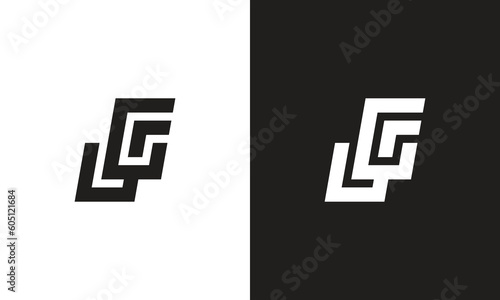 Letter G monogram Logo, modern logo, black and white luxury logo, premium elegant logo, letter g monogram Vector,