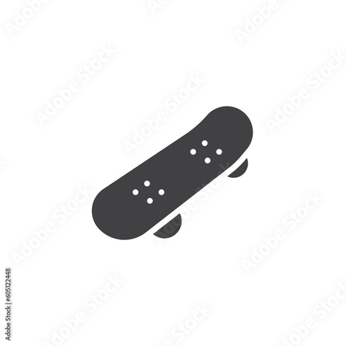 Skateboard vector icon