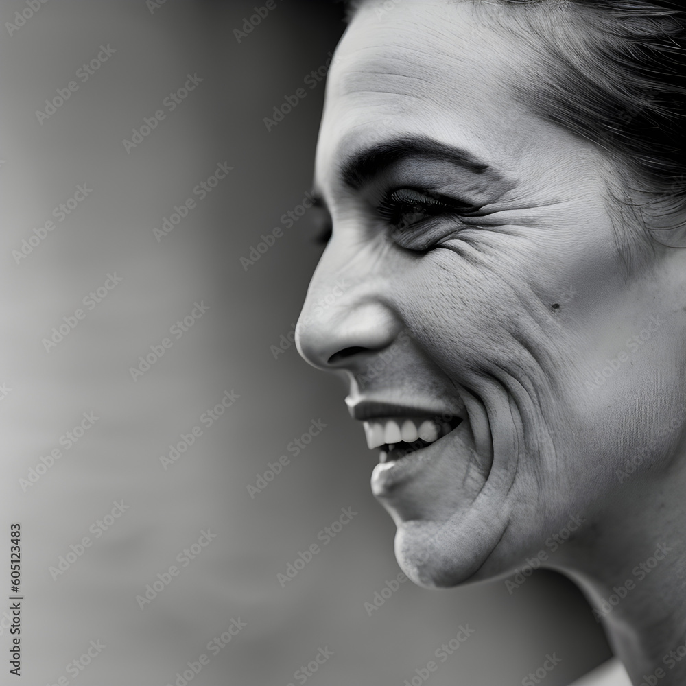 ai-generated, illustration of a beautiful happy middle-aged fictional woman ai-generated, illustration of a beautiful happy middle-aged fictional woman