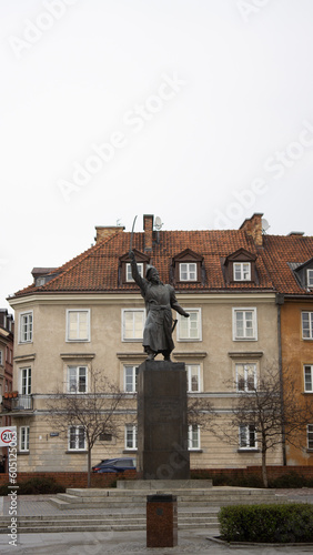 The Little Insurgent Statue in Old City, Warsaw, Poland - Stock photo