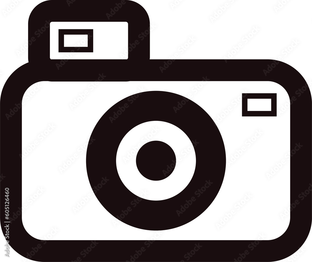 Hand Drawn digital camera in doodle style Hand Drawn digital camera in doodle style