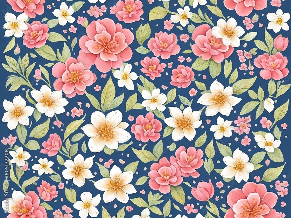Floral pattern, Ai Generative