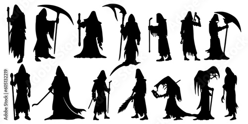 grim reaper silhouettes