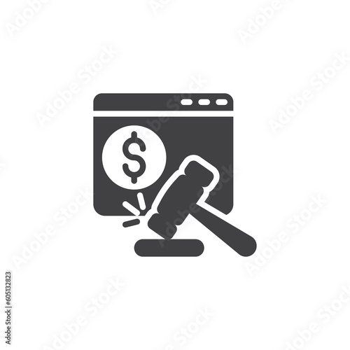 Online Auction Icon