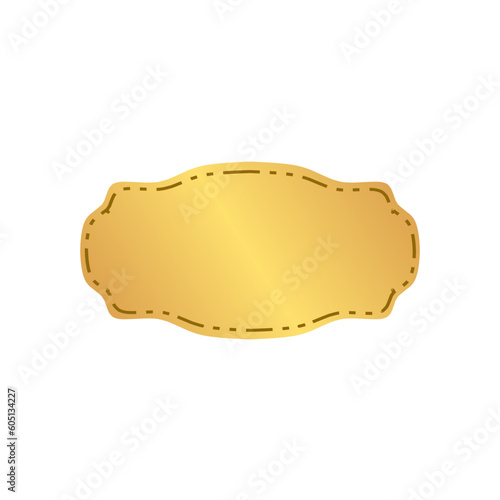 Luxury premium gold label