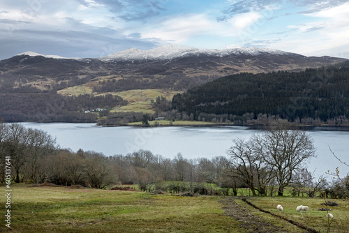 Loch tummel, scottish highlands. Lake