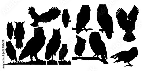 owl silhouettes