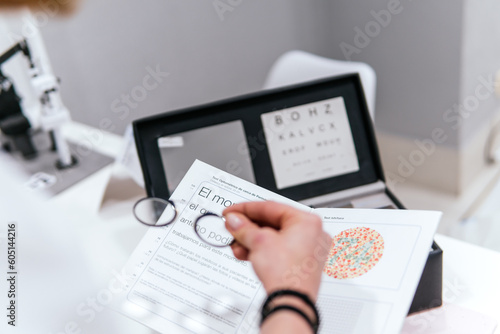 text of diotry and color blindness