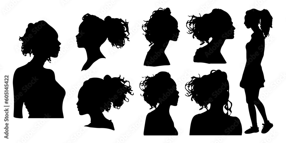 black girl silhouettes