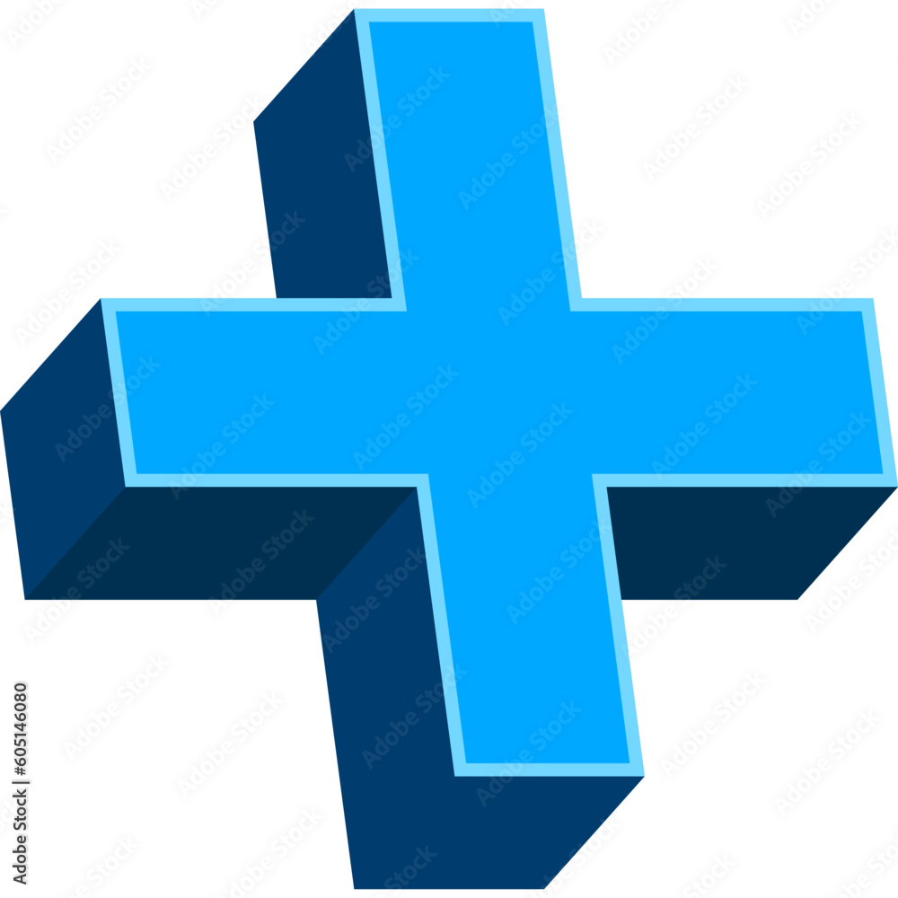 Obraz premium 3D Math Symbol