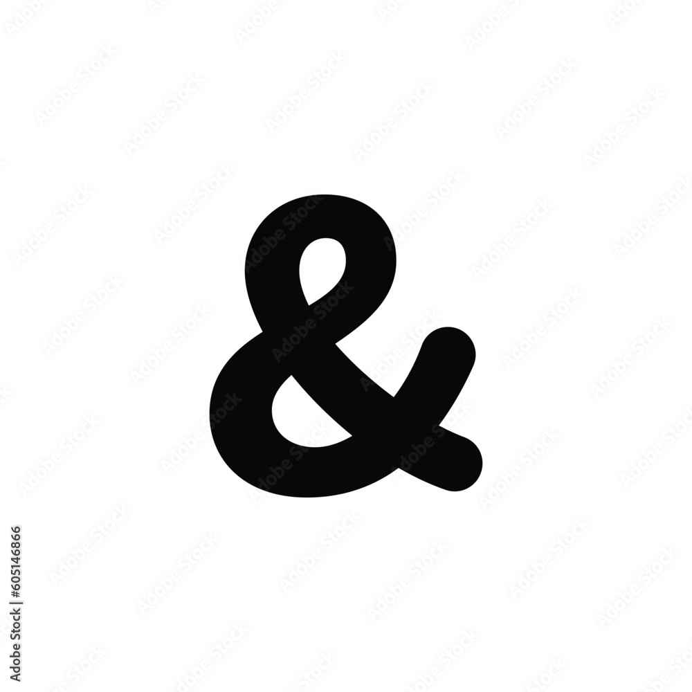 ampersand numerical symbol vector illustration eps ampersand numerical symbol vector illustration eps