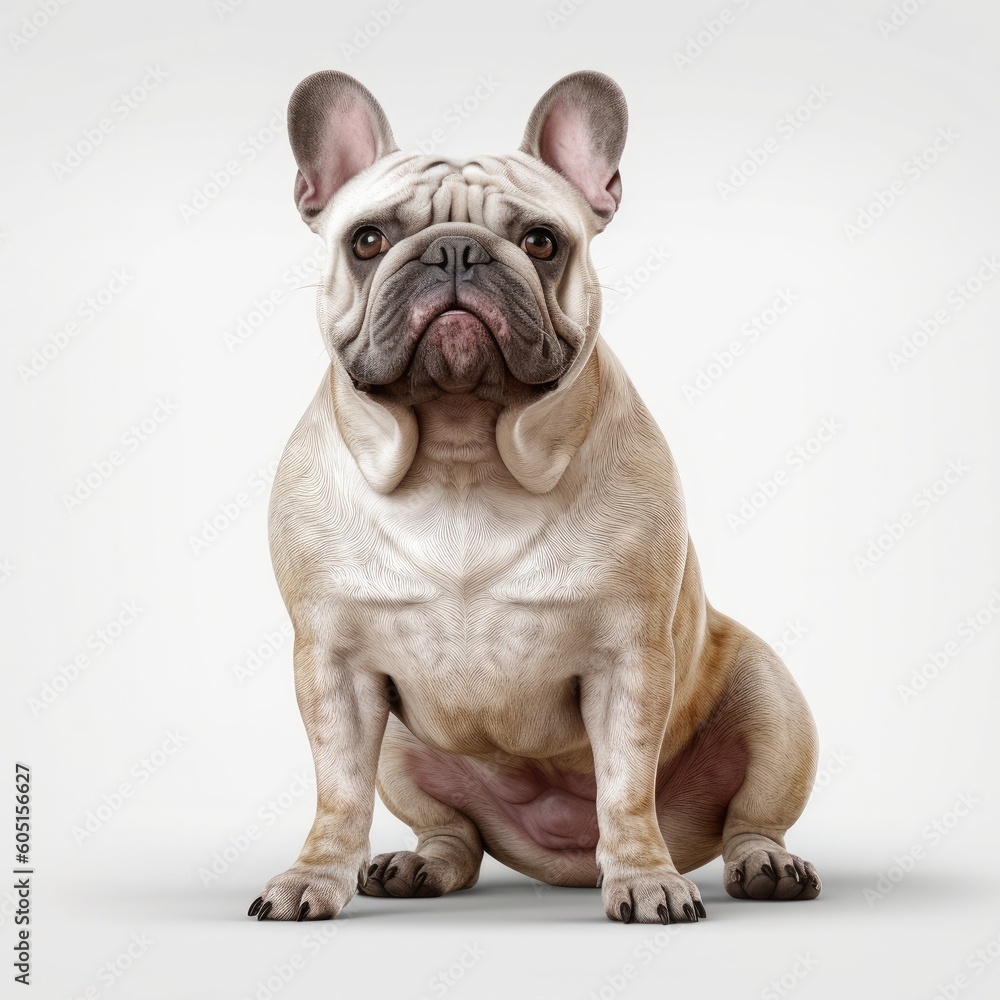 dog, bulldog, french bulldog, french, pet, animal, puppy, white, isolated, cute, portrait, breed, canine, white background, studio, isolated on white, purebred, adorable, funny, brown, black, domestic