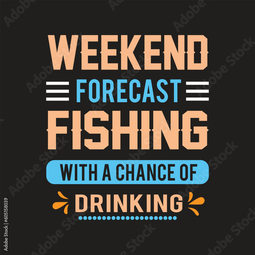 Fishing T-Shirt Design vector