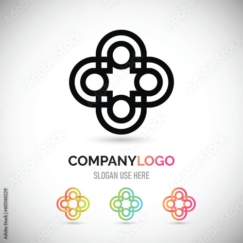 abstract vector logo