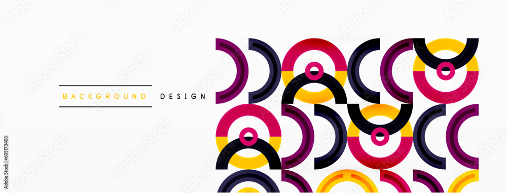 Colorful circle abstract background with vibrant and eye-catching design that incorporates a variety of different shades and hues creating a swirling, dynamic effect Colorful circle abstract background with vibrant and eye-catching design that incorporates a variety of different shades and hues creating a swirling, dynamic effect