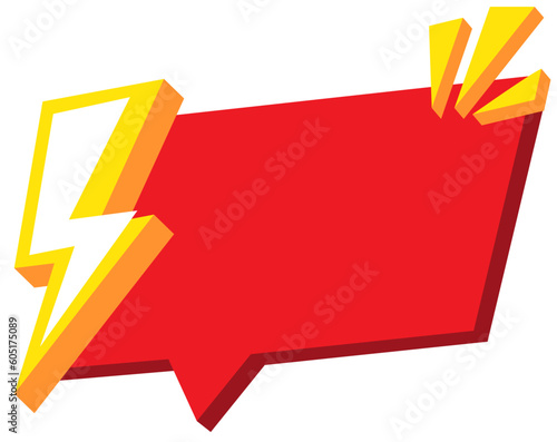 Flash sale promotion banner template design with space.