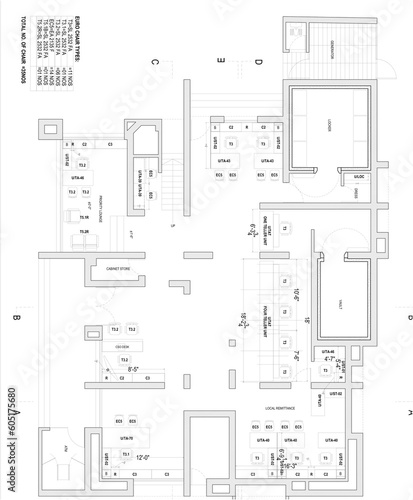 Plan floor apartments set. Studio, condominium, flat, house. One, two bedroom apartment. Interior design elements kitchen, bedroom, bathroom with symbols furniture. Vector architecture 2D floor plan.