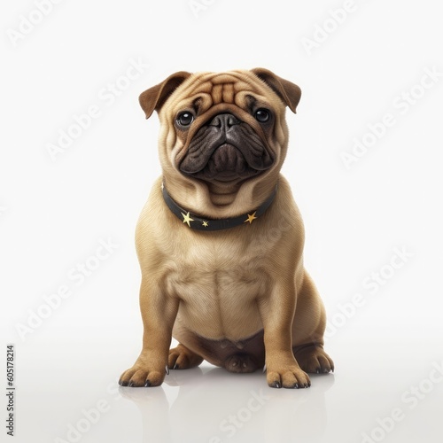 pug  dog  animal  puppy  pet  isolated  white  cute  canine  breed  mops  portrait  mammal  sitting  purebred  white background  pets  funny  adorable  domestic  brown  small  pedigree  animals  frien