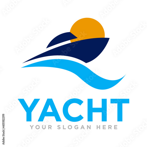 Wallpaper Mural Yacht and Sailing Logo Design Illustration Torontodigital.ca