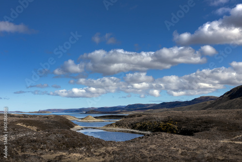 Scottish Highlands. Durness Scotland. Mountains. Clouds and coast. © A