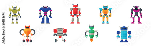 Robot Transformer as Automated Action Figure Toy with Shifting Parts Vector Set