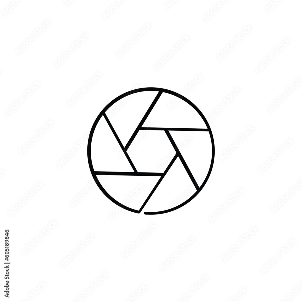 Camera Lens Line Style Icon Design Camera Lens Line Style Icon Design
