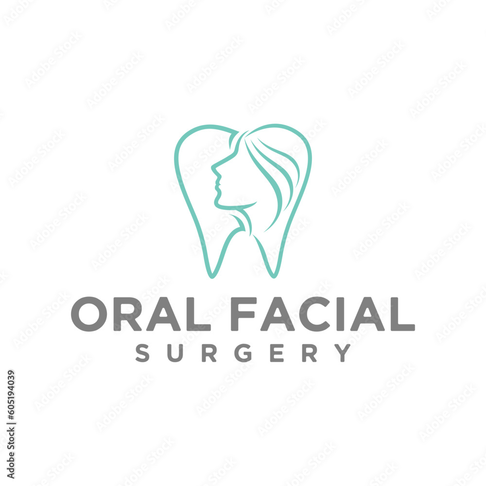 Oral Facial logo design, dentist dental tooth teeth logo template designs Oral Facial logo design, dentist dental tooth teeth logo template designs