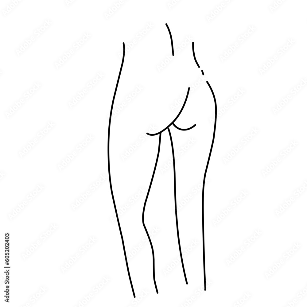 Female Body Sexy Aesthetic Line Art Female Body Sexy Aesthetic Line Art