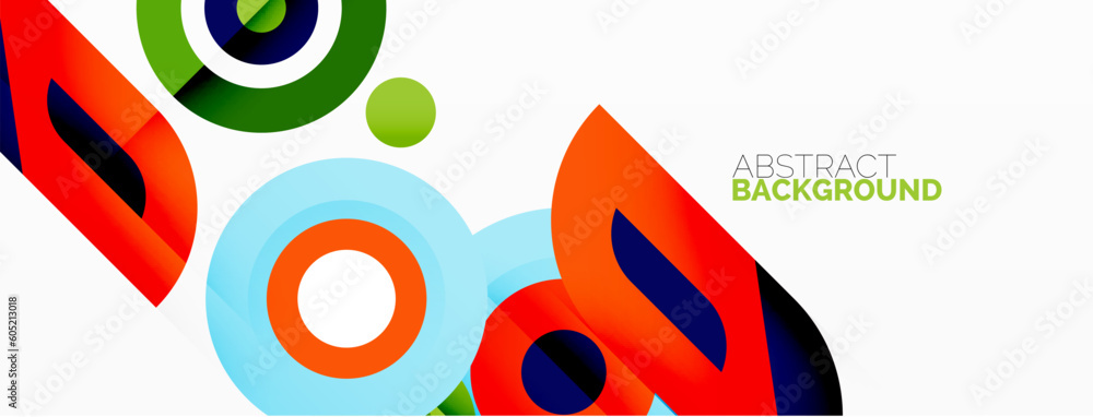 Abstract round shapes background. Minimalist decoration. Geometric background with circles and rings Abstract round shapes background. Minimalist decoration. Geometric background with circles and rings