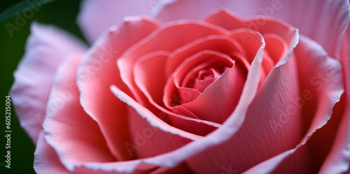 pink rose close up  generative ai