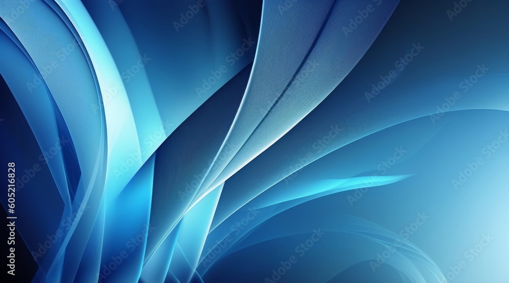 abstract blue background, Generative AI abstract blue background, Generative AI