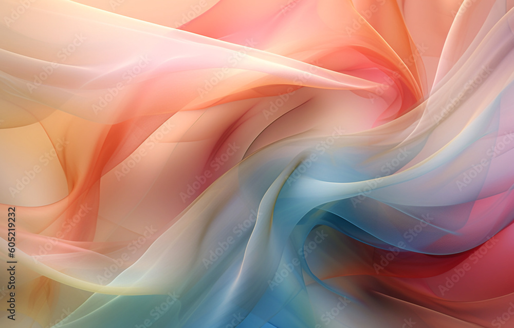 Fototapeta premium Abstract silk background made with AI generative technology