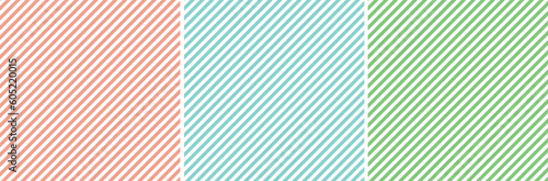 set of 3 background with abstract vector striped pattern 