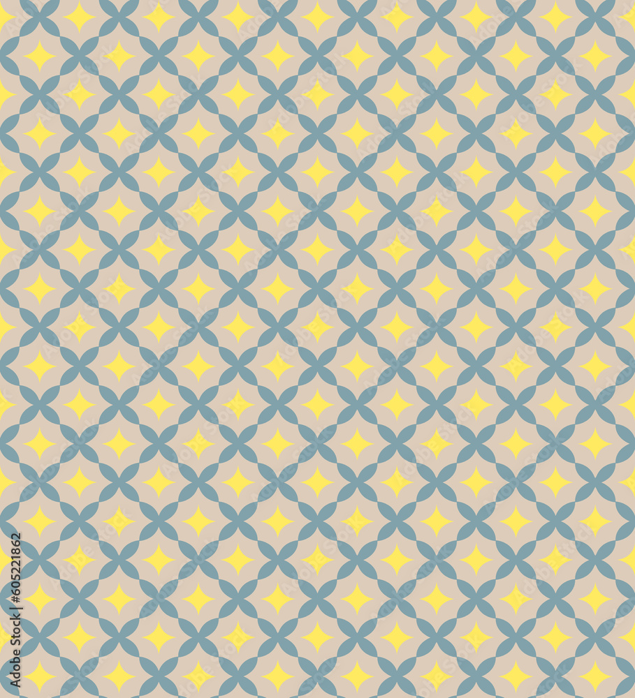 Seamless Textile Rotary Print Design Seamless Textile Rotary Print Design