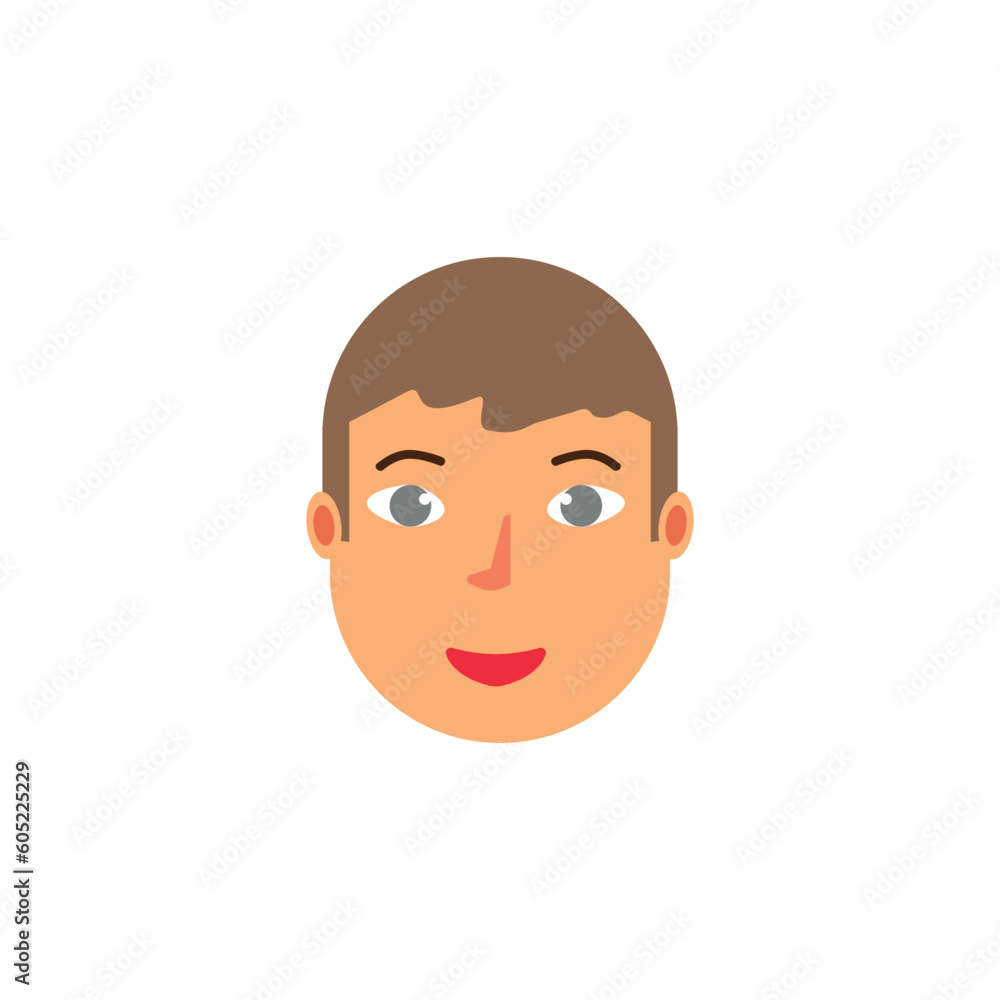 People flat icon avatar illustration