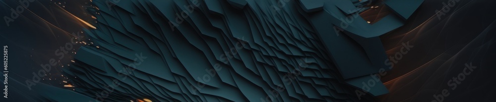 Dark Abstract Background, Generative AI Dark Abstract Background, Generative AI