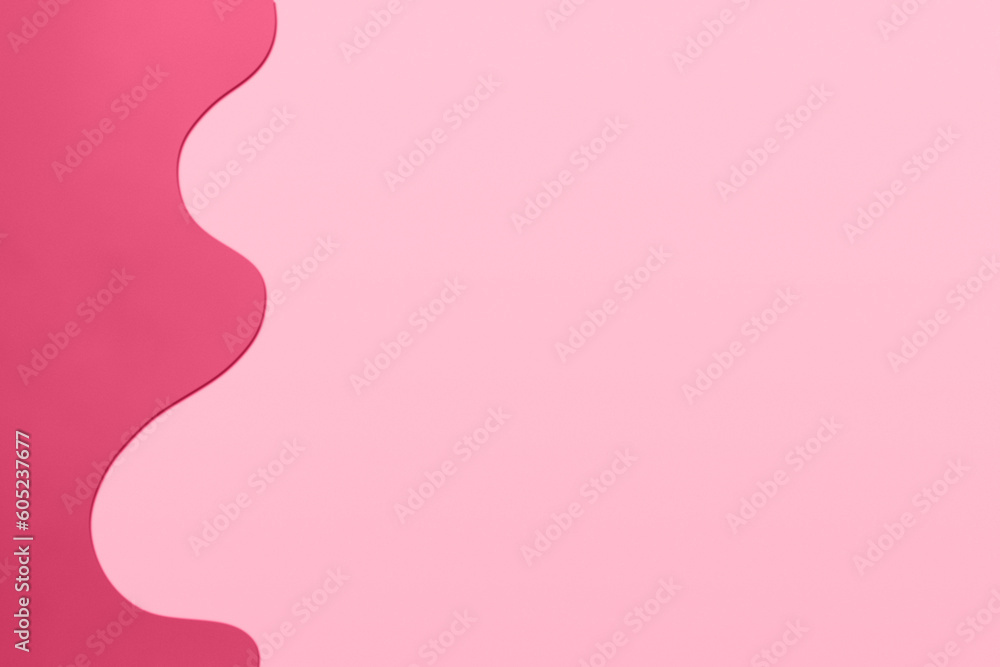 Paper pink background with shaped elements. Paper pink background with shaped elements.