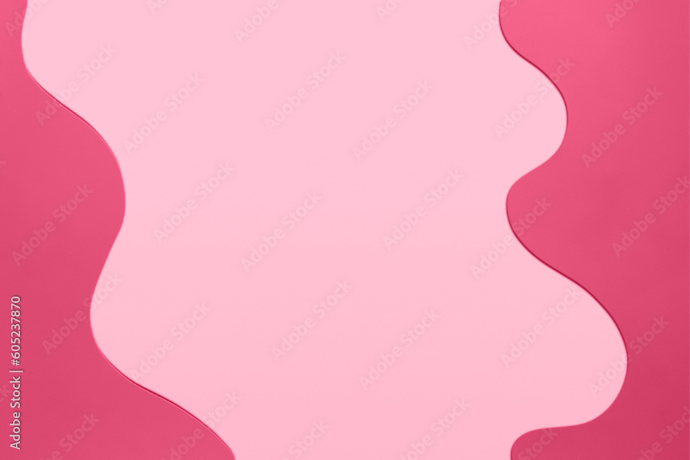 Paper pink background with shaped elements. Paper pink background with shaped elements.