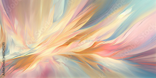 Abstract wallpaper background design in pastel colors (Generative AI)