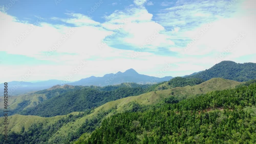 An aerial video of tropical forest in the hills, in Aceh Province, Indonesia An aerial video of tropical forest in the hills, in Aceh Province, Indonesia