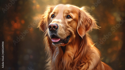 A golden retriever dog © DLC Studio